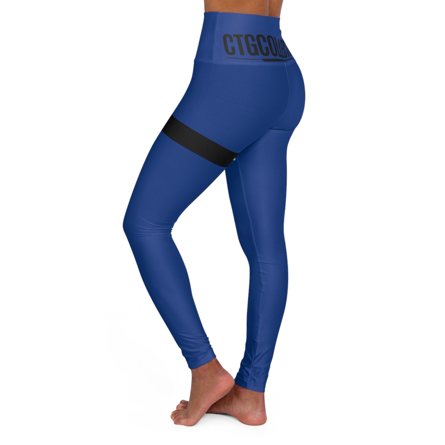 blue CreationOfGods High Waisted Leggings