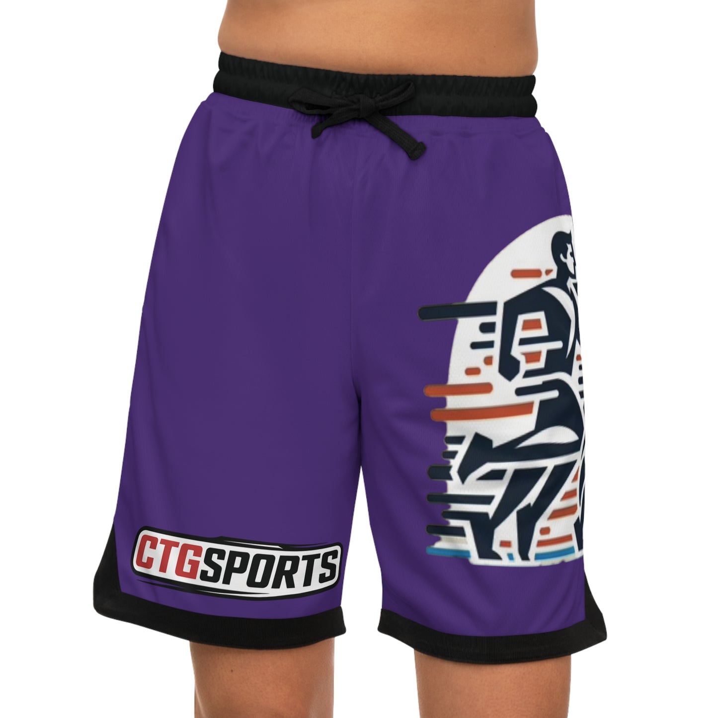 Purple "CTGSports" Active Shorts