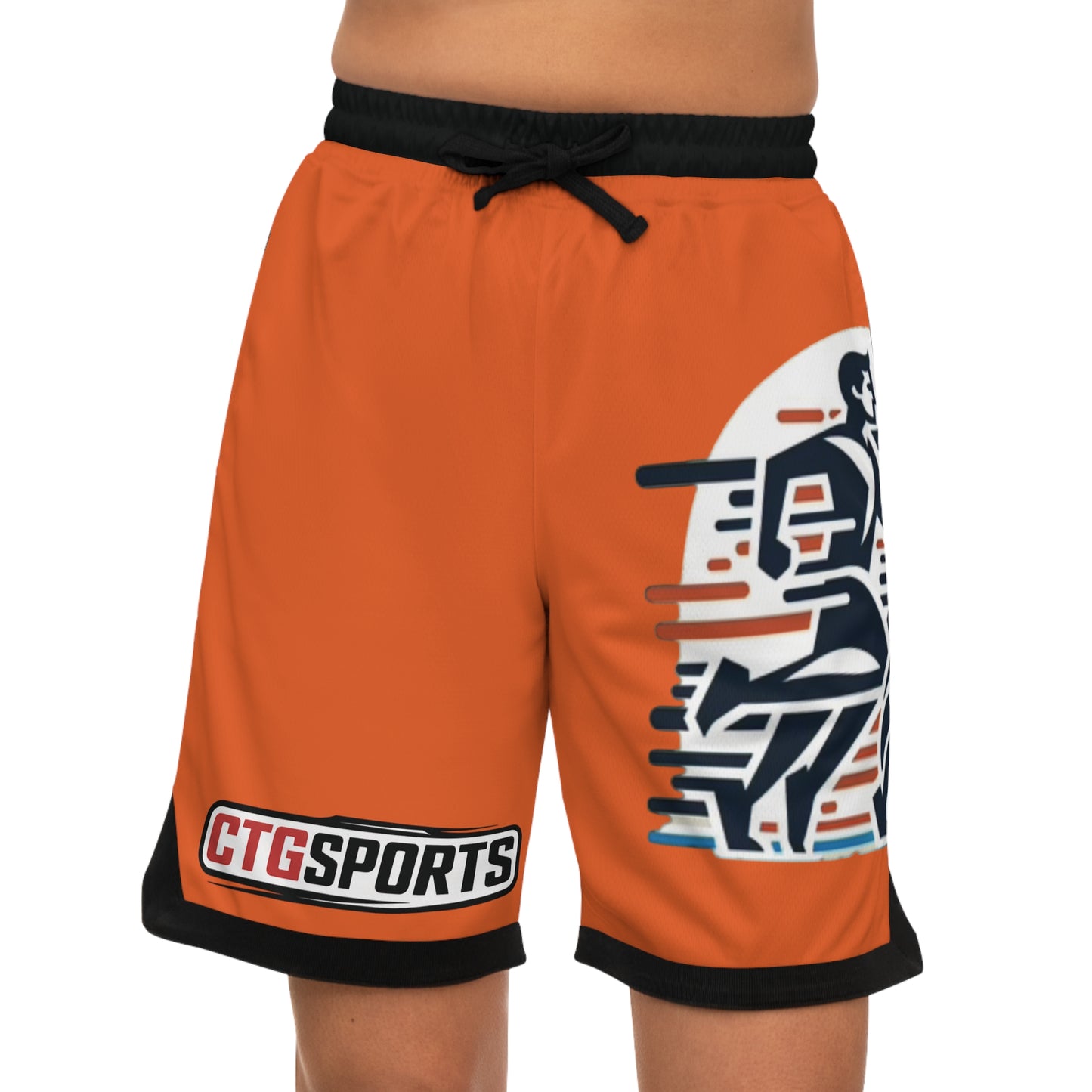 Orange "CTGSports" Active Shorts