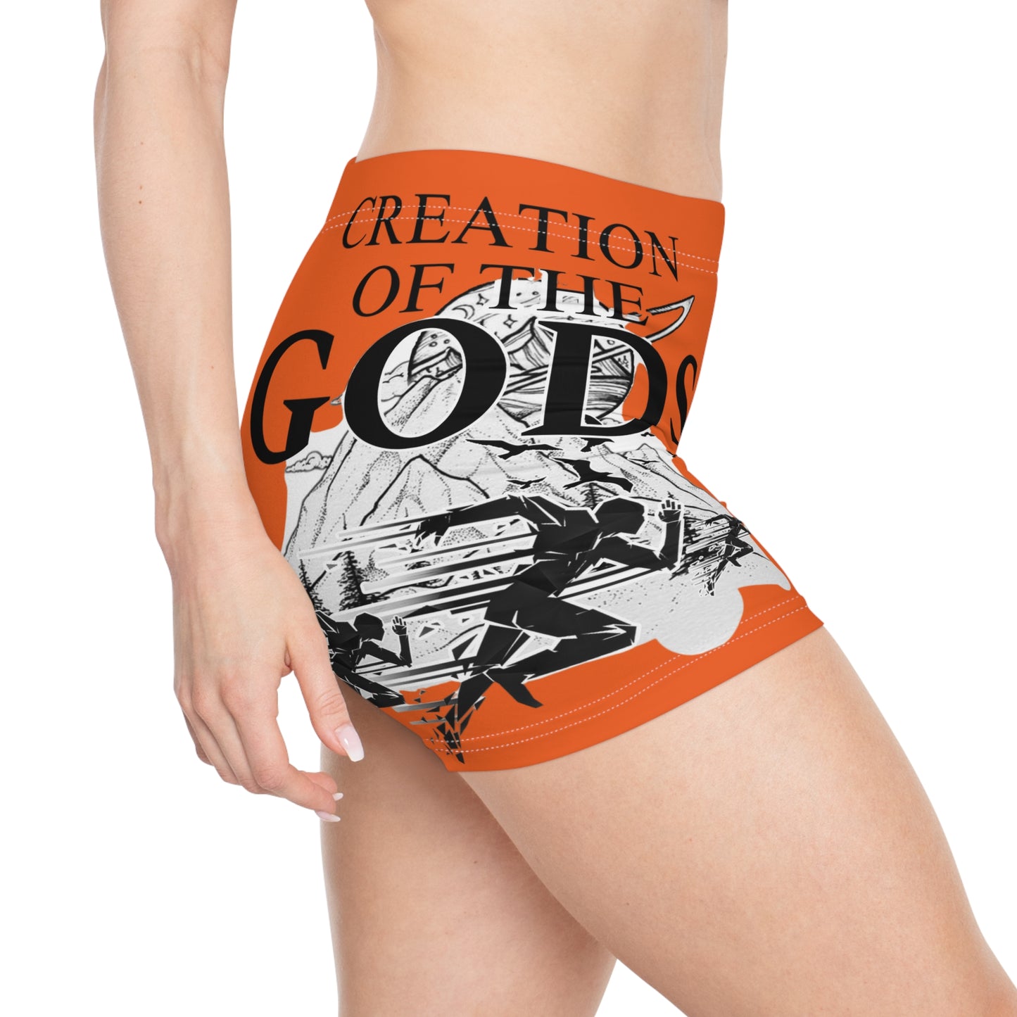 orange "Sprint"  Wmns Shorts