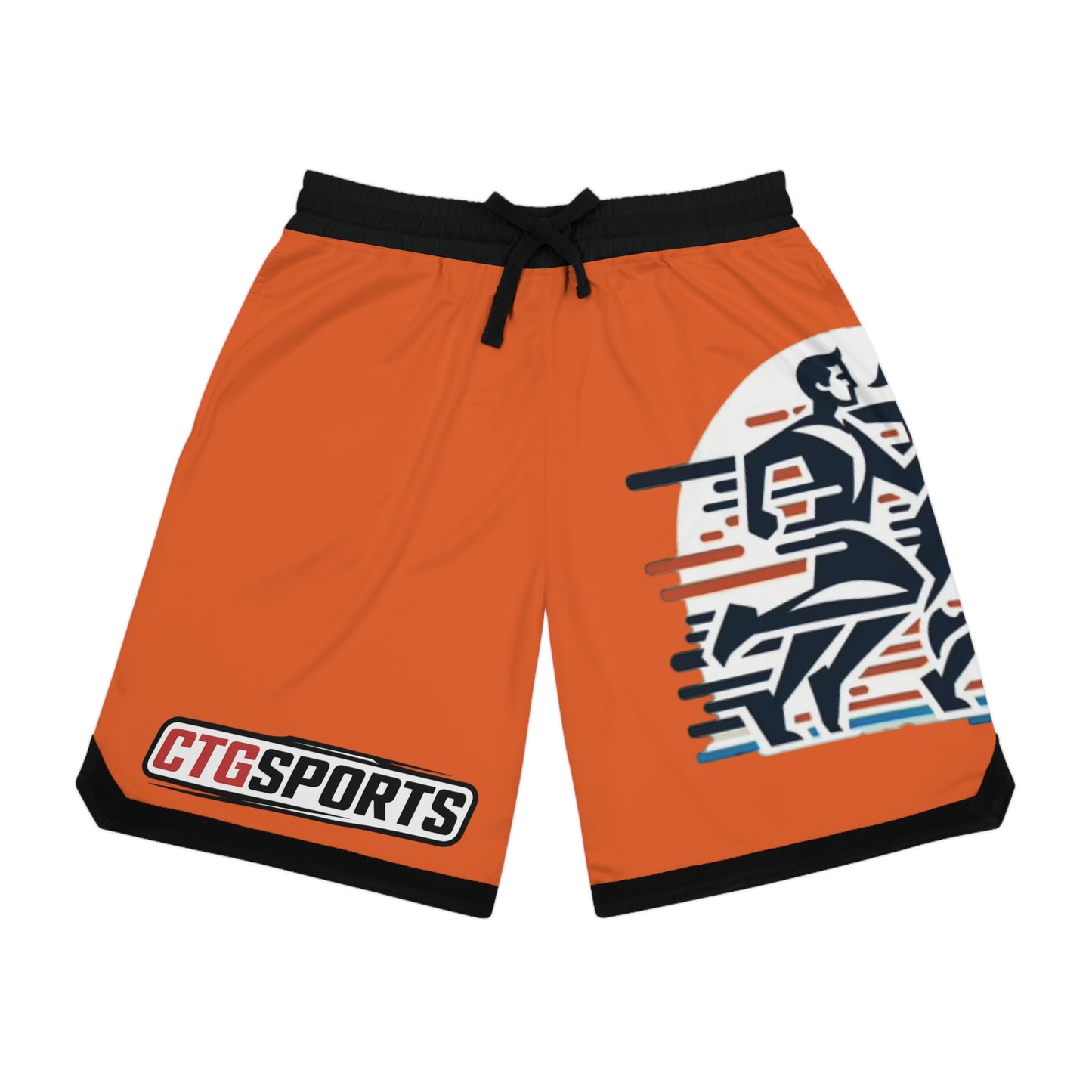 Orange "CTGSports" Active Shorts