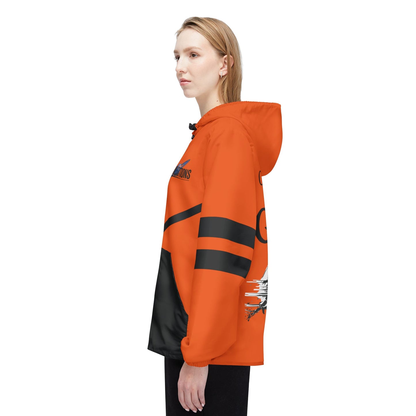 Orange CreationOfTheGods Windbreaker Jacket