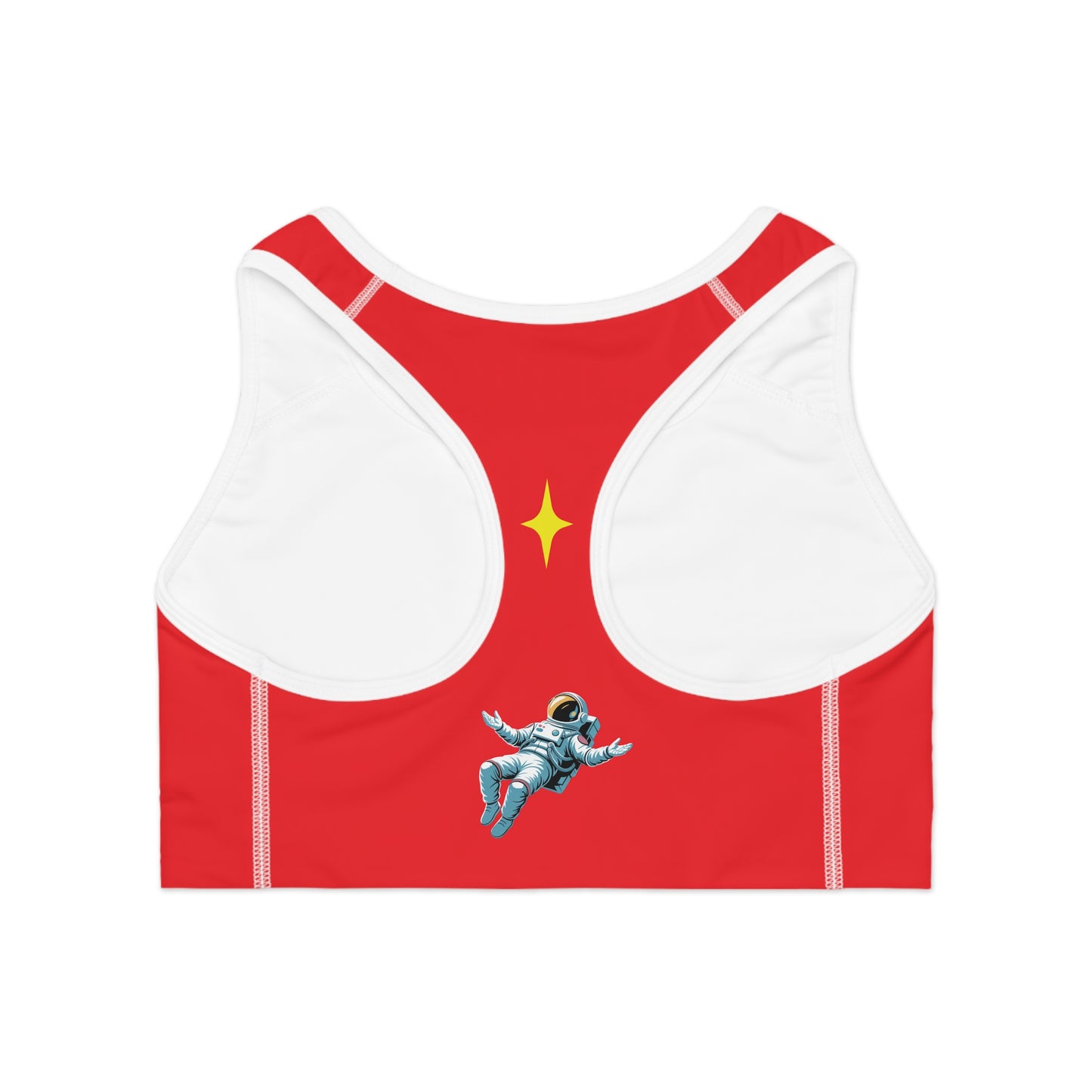 Red "Spark" Wmns Sports Bra