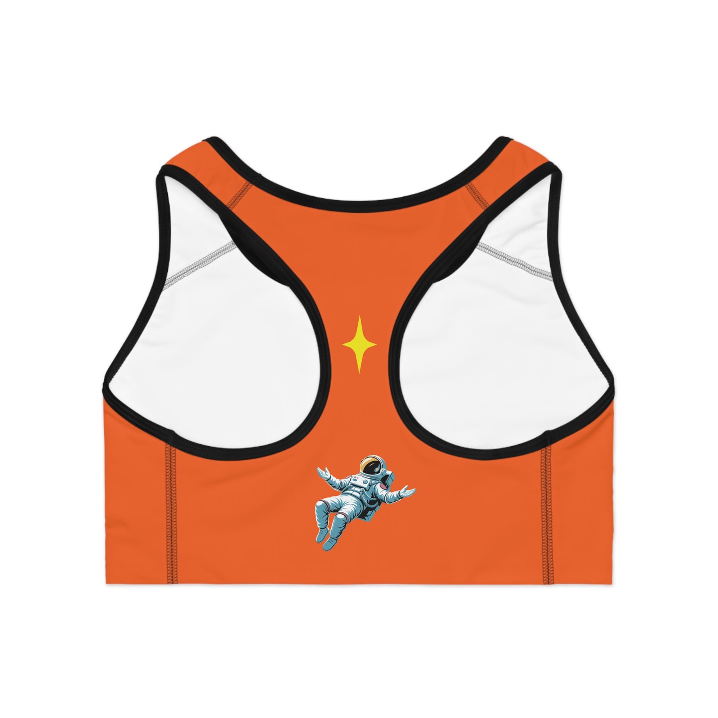 Orange "Spark" Wmns Sports Bra