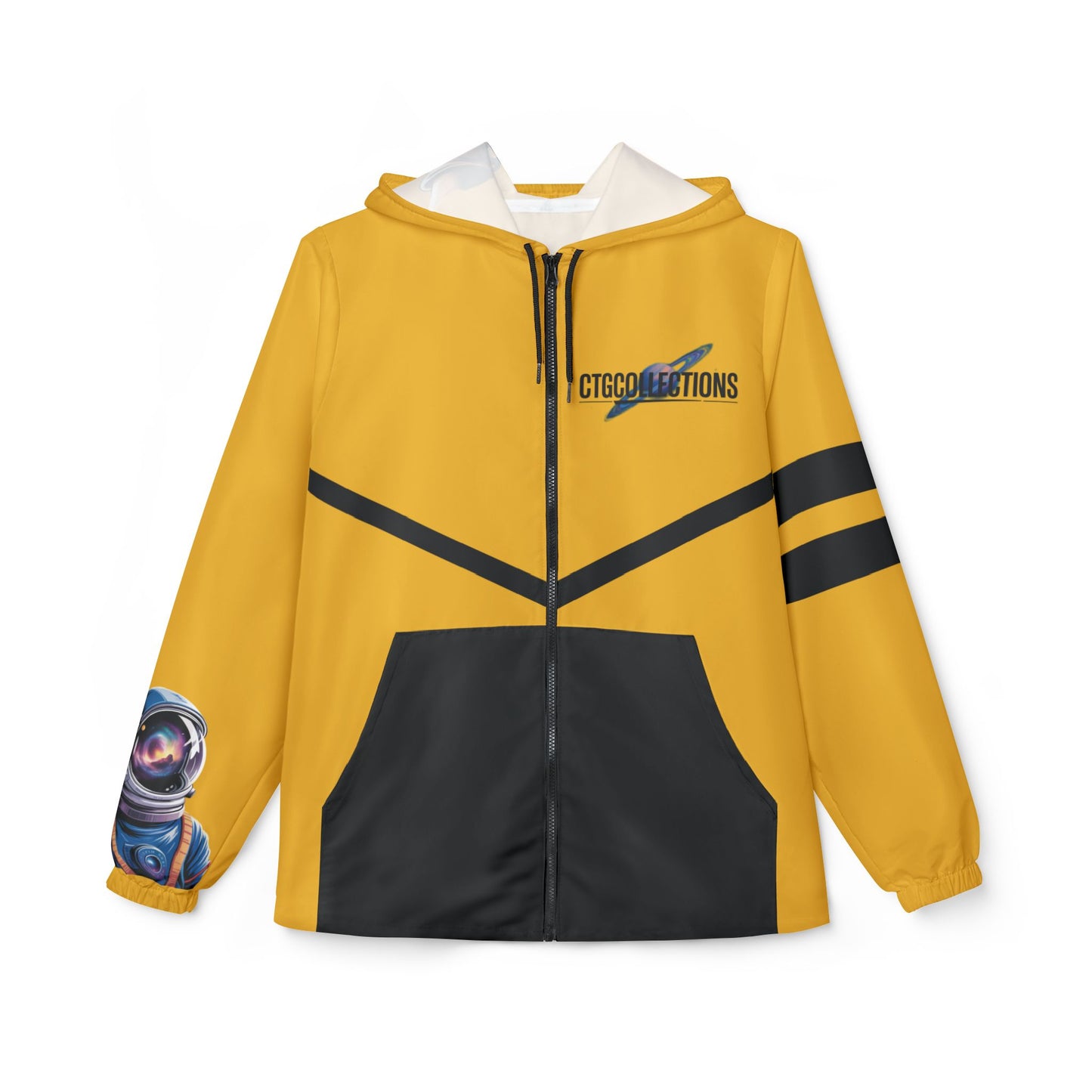 Yellow CreationOfTheGods Windbreaker Jacket