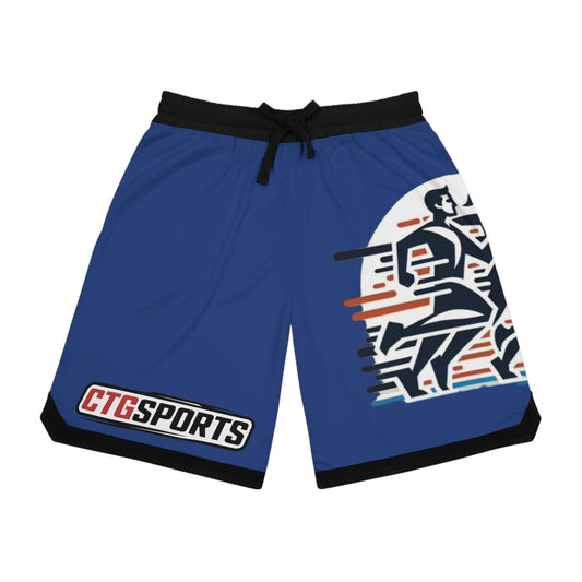 Blue "CTGSports" Active Shorts