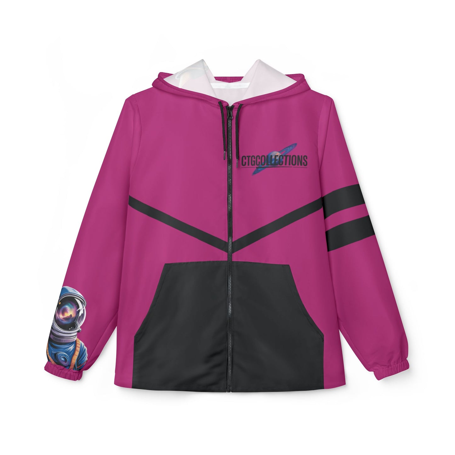 Pink CreationOfTheGods Windbreaker Jacket