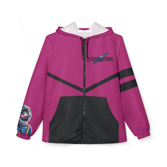 Pink CreationOfTheGods Windbreaker Jacket