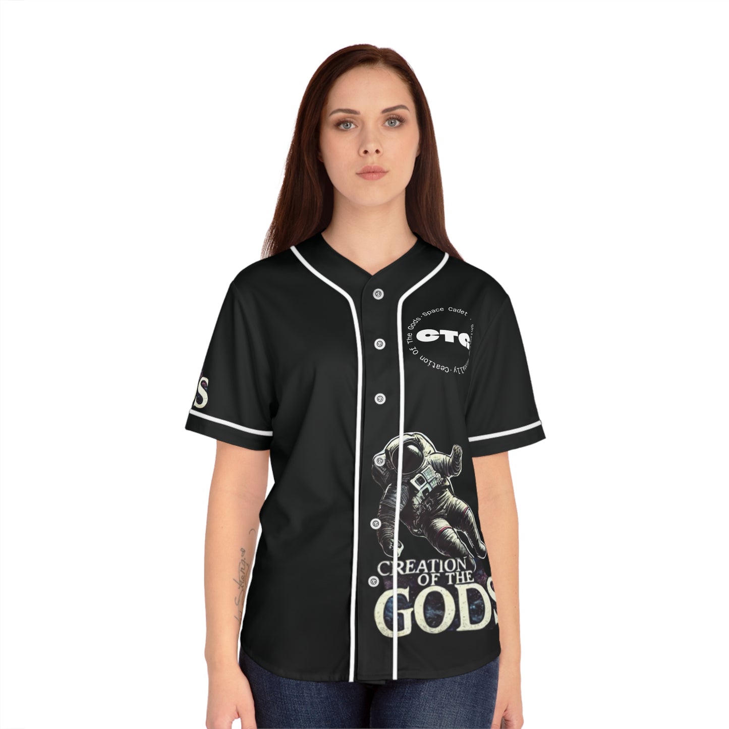 CreationOfGods Wmns "Space Cadet" Baseball Jersey