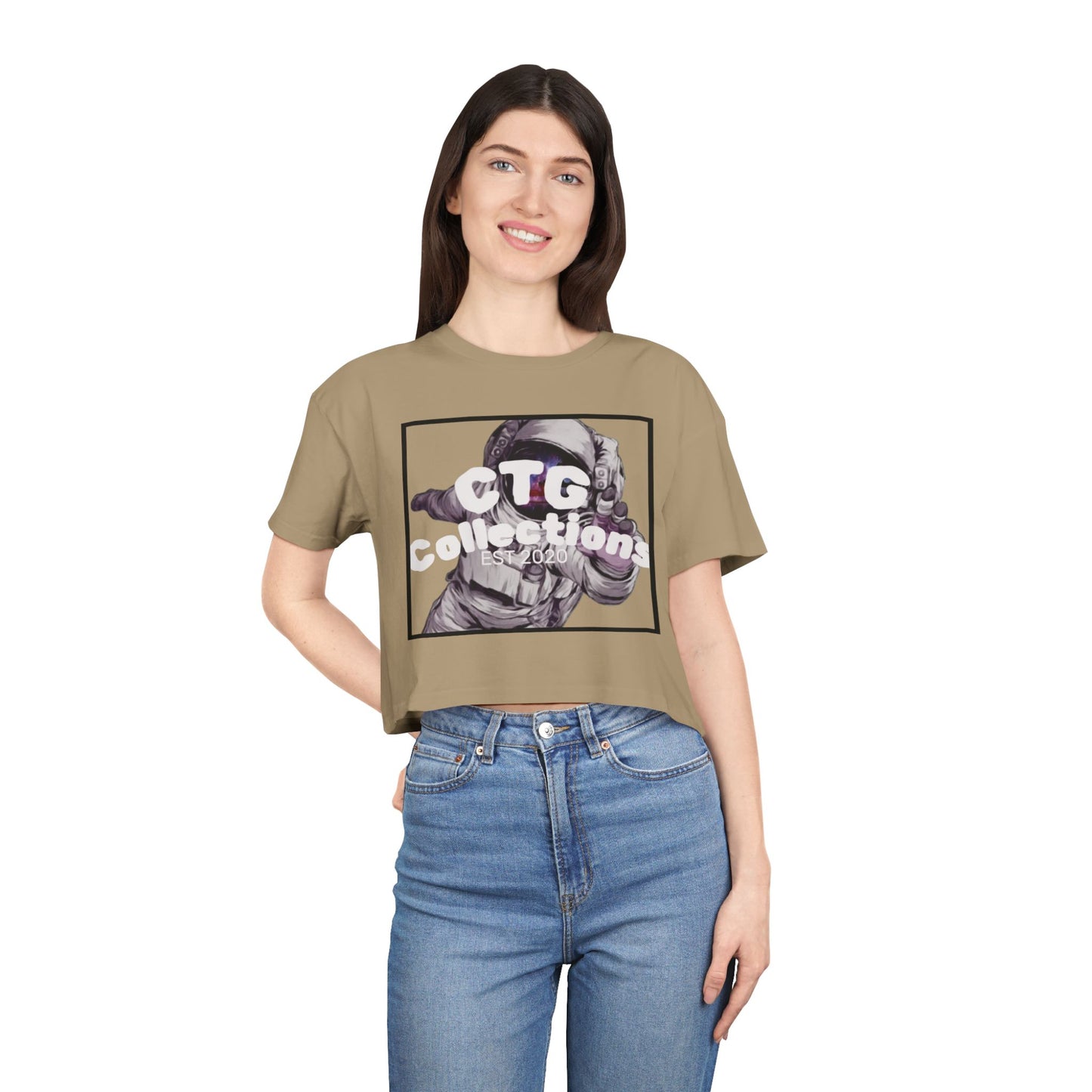 CreationOfGods  Wmns Space Cadet Crop Tee