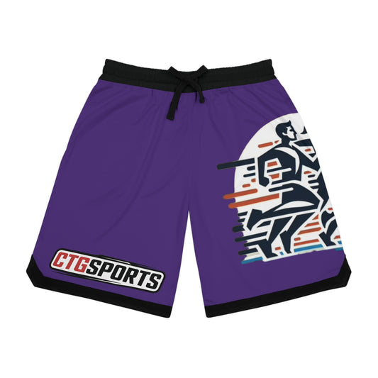 Purple "CTGSports" Active Shorts